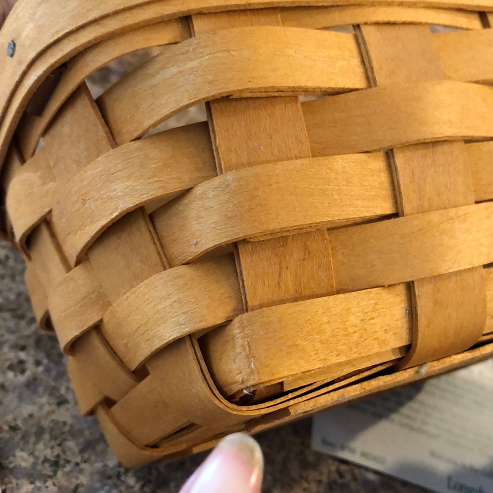 Bundle of 4 Longaberger Baskets Including Collectors Club Membership Basket - Picture 8 of 17